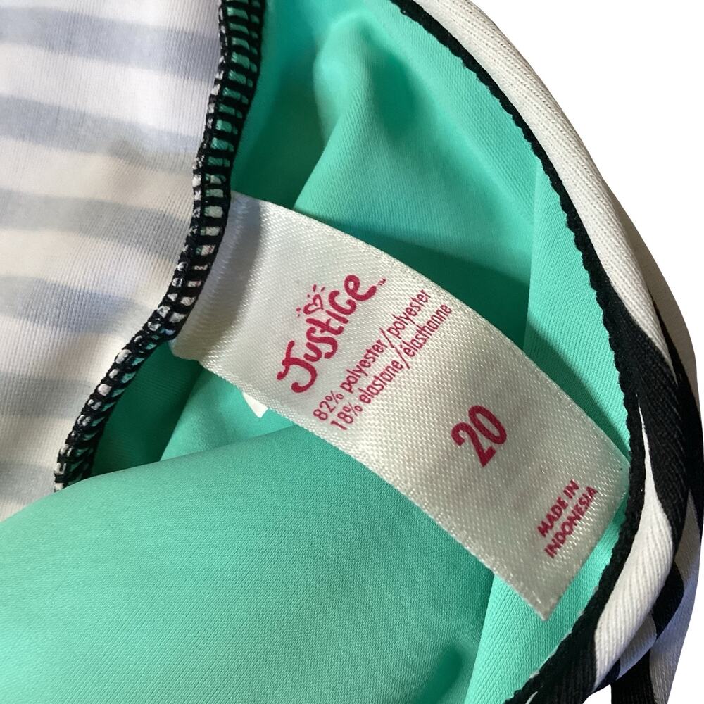 Justice Girls Tankini Swim Top - Picture 4 of 7